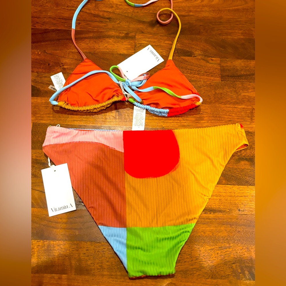 Vitamin A California Color block Swim BOTTOMS
